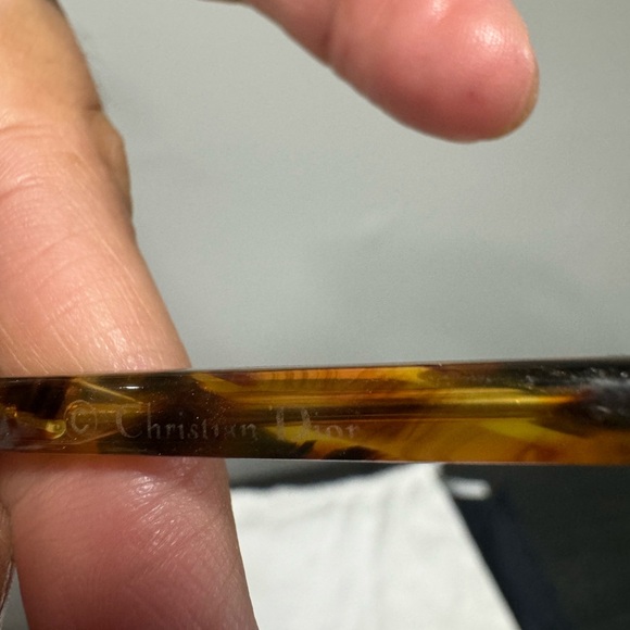 CHRISTIAN DIOR used in a good condition 
Goldtone Metal And Tortoise - Picture 8 of 10